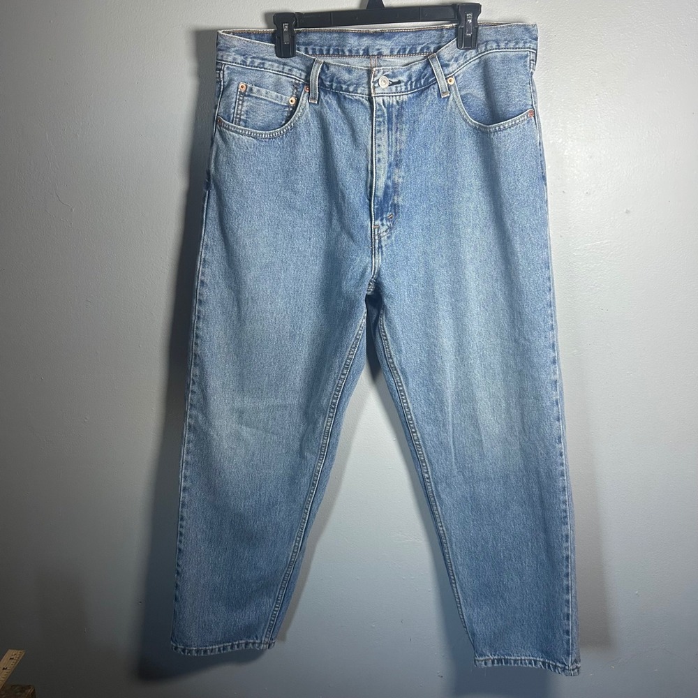 Levi‎ Strauss 550 Jeans Mens W38 L30 Light Wash Relaxed Fit Denim Pants